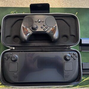 Valve Steam Deck OLED 1TB Handheld Console Bundle – OEM Dock + Steam Controller